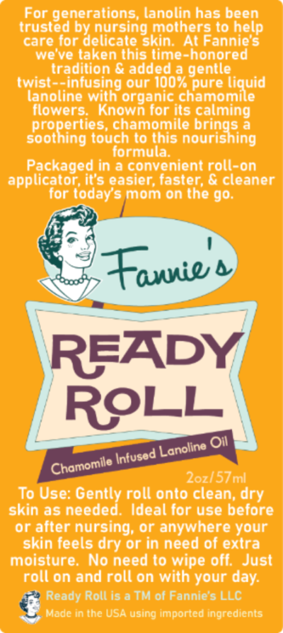 Breast feeding nipple balm chamomile infused